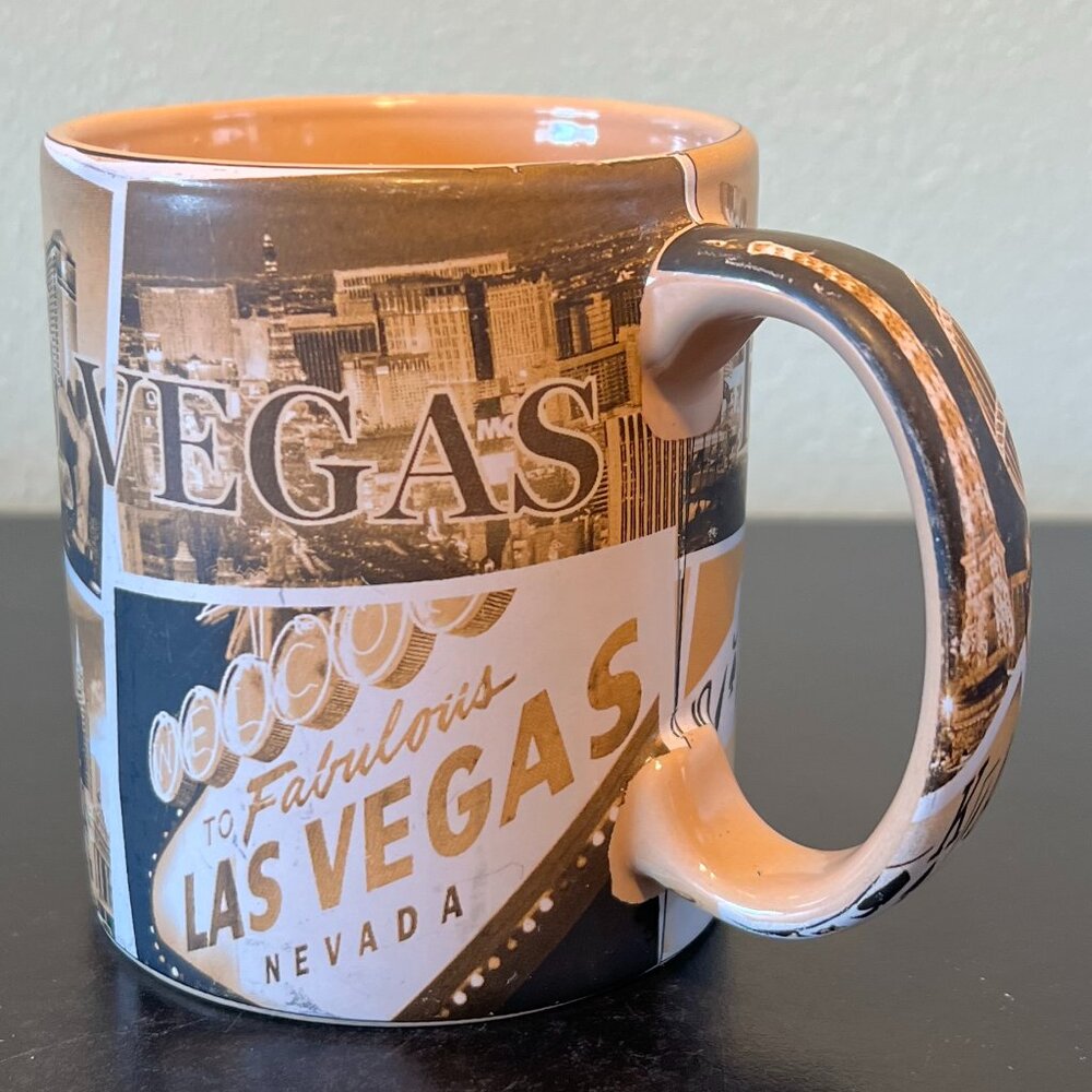 City Merchandise LAS VEGAS Nevada Souvenir Ceramic Coffee Mug Cup Fabulous